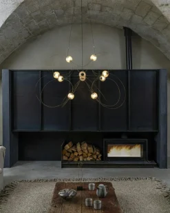 DCWéditions Ljuskronor & Takkronor-Munari Ljuskrona X8, Guld