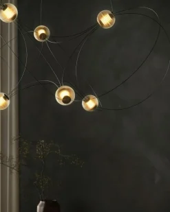 DCWéditions Ljuskronor & Takkronor-Munari Ljuskrona X8, Guld