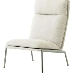 &Tradition Fåtöljer-Muno LN16 Loungefåtölj Hög Rygg, Dark Chrome / Cifrado 0221