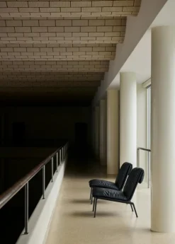 &Tradition Fåtöljer-Muno LN18 Loungefåtölj, Warm Black / Clay 0007