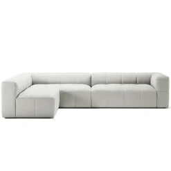 Mure 4-Sitssoffa Med Öppet Avslut Vänster, Moon White