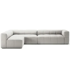 Mure 4-Sitssoffa Med Öppet Avslut Vänster, Moon White