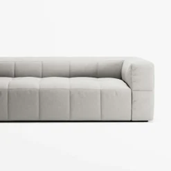 Decotique Hörnsoffor & Divansoffor|3-Sitssoffor-Mure 3-Sitssoffa Med Öppet Avslut Höger, Moon White