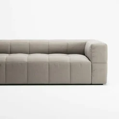 Decotique Hörnsoffor & Divansoffor|3-Sitssoffor-Mure 3-Sitssoffa Med Öppet Avslut Höger, Moon White