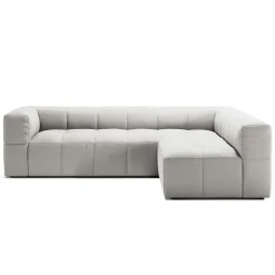 Decotique Hörnsoffor & Divansoffor|3-Sitssoffor-Mure 3-Sitssoffa Med Öppet Avslut Höger, Moon White