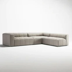 Mure 4-Sitssoffa Med Öppet Avslut Höger, Moon White