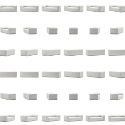 Decotique 2-Sitssoffor-Mure 2-Sitssoffa, Sandshell Beige