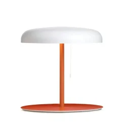 Mushroom Bordslampa, Orange/vit