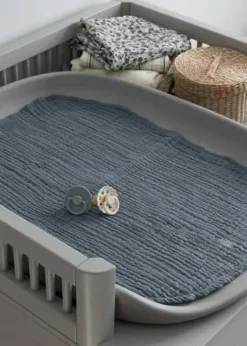 Muslin Amningshandduk 2-pack, Forest Lake Blue