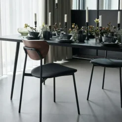 House Doctor Stolar-Must Stol 2-pack, Svart