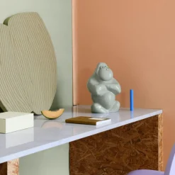 Kosta Boda Skulpturer-My Wide Life Skulptur Gabba Gabba Hey 30,5 cm, Puderrosa