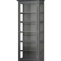 N4 Vitrinskåp, Anthracite