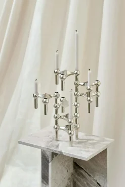 Nagel Ljus 12-pack, Bordeaux