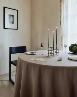 Nagel Ljusstake 3 Delar, Borstad Mässing