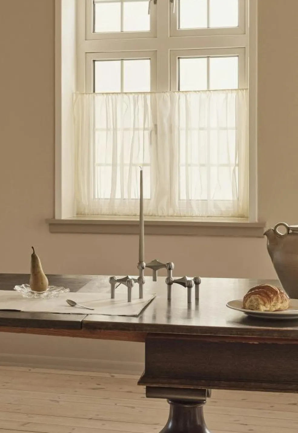 Nagel Ljusstake 3 Delar, Borstad Mässing