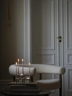 Nagel Ljusstake 3 Delar, Borstad Mässing