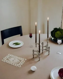 STOFF Nagel Ljusstakar-Nagel Ljusstake, Borstad Mässing