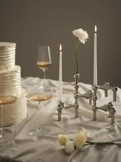 STOFF Nagel Ljusstakar-Nagel Ljusstake, Borstad Mässing