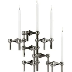 STOFF Nagel Ljusstakar-Nagel Ljusstake, Borstad Mässing