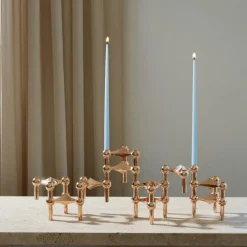 STOFF Nagel Ljusstakar-Nagel Ljusstake, Borstad Mässing