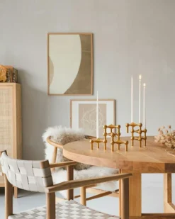 STOFF Nagel Ljusstakar-Nagel Ljusstake, Borstad Mässing