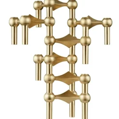 STOFF Nagel Ljusstakar-Nagel Ljusstake, Borstad Mässing