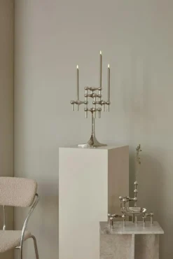 STOFF Nagel Ljusstakar-Nagel Ljusstake, Borstad Mässing