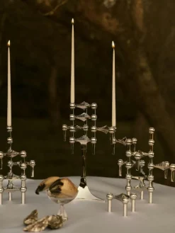 STOFF Nagel Ljusstakar-Nagel Ljusstake, Borstad Mässing