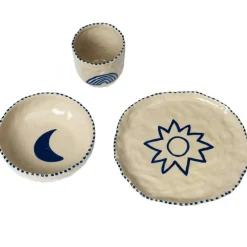 Naive Servis 3 Delar, Rödbrun