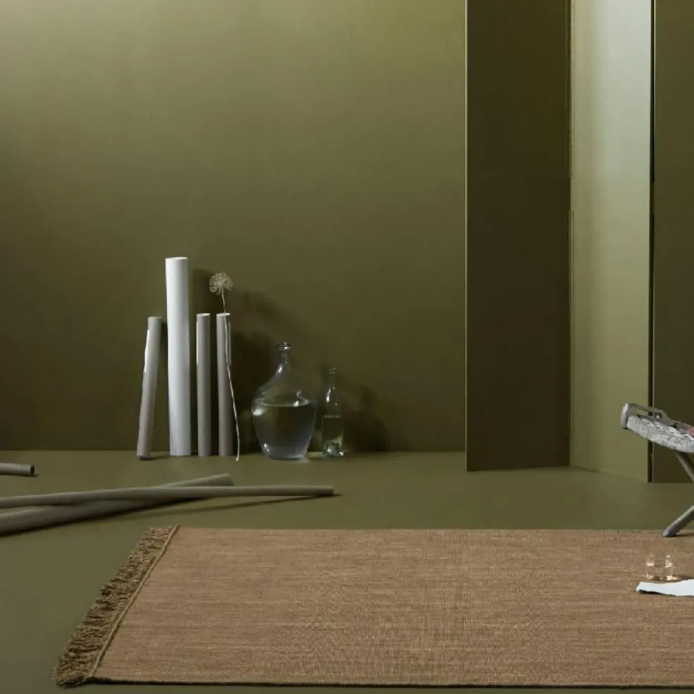 Nanda Dhurry Ullmatta 80x250 cm, Beige