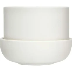 Iittala Krukor-Nappula Kruka Med Fat 17x13 cm, Beige