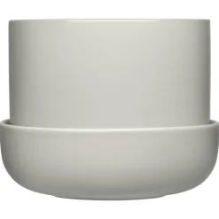 Iittala Krukor-Nappula Kruka Med Fat 17x13 cm, Beige