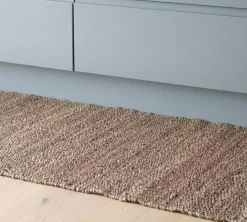 Deco Nord Jutemattor-Naset Matta 80x200 cm, Lindbark