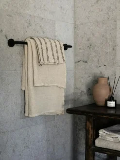 Nella waffle Handduk 70X140 cm, Taupe