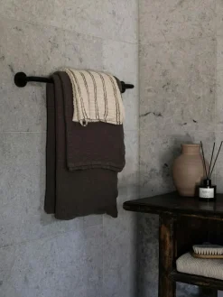 Nella waffle Handduk 70X140 cm, Taupe