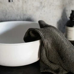 Tell Me More Handdukar & Badlakan-Nella waffle Kökshandduk 50x70 cm, Taupe