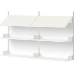 New Works Vägghyllor|Modulära Hyllsystem-Kontorshylla 900 mm, Ek / Svart