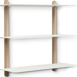 Gejst Vägghyllor-Nivo large A Vägghylla / Vit / Filter Oak