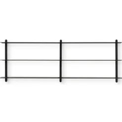 Gejst Vägghyllor-Nivo Vägghylla D, Svart Ask / Svart