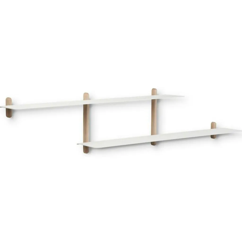 Gejst Vägghyllor-Nivo Vägghylla H, Svart Ask / Svart