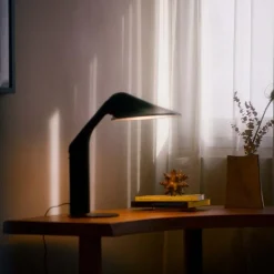 Niwaki Bordslampa, Svart / Krom