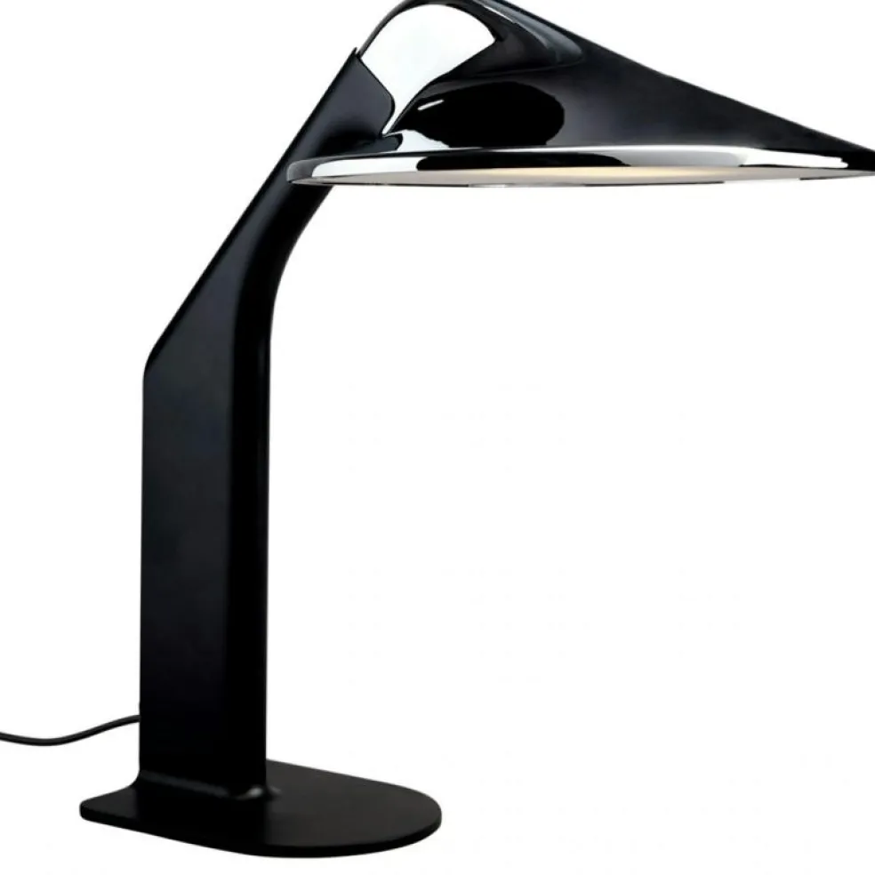 Niwaki Bordslampa, Svart / Krom