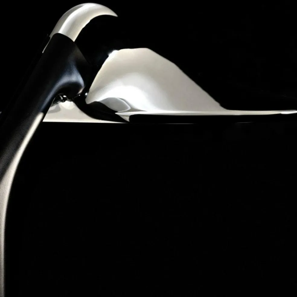 Niwaki Bordslampa, Svart / Krom