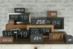 Karlsson Bordsklockor|Väggklockor-No Case Flip Vägg/Bordsklocka, Svart/Krom