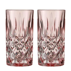 Nachtmann Highballglas & Longdrinkglas-Noblesse Longdrinkglas 37 cl 2-pack, Rose