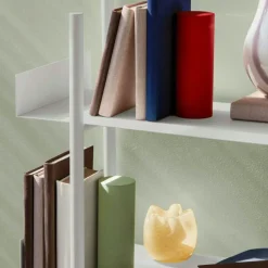 Nobuko Bokhylla 7 Hyllplan, Vit