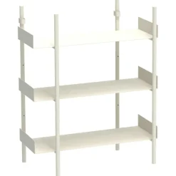 Nobuko Bokhylla 7 Hyllplan, Vit