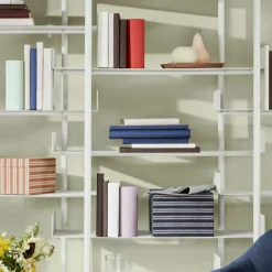 Nobuko Bokhylla 7 Hyllplan, Vit