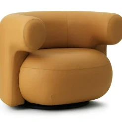 Normann Copenhagen Fåtöljer-- Burra lounge chair with return - Kvadrat Sahco Zero 001