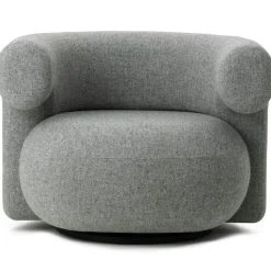 Normann Copenhagen Fåtöljer-- Burra lounge chair with return - Kvadrat Sahco Zero 001